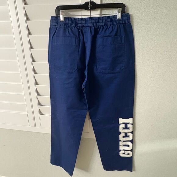 NWT Gucci Men's Blue Pants fits large /xl - Picture 3 of 4